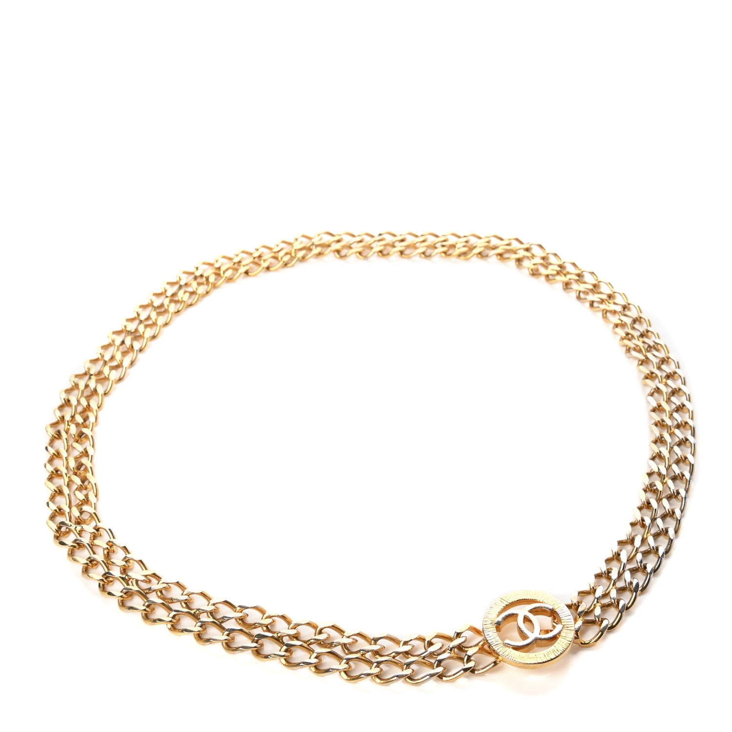 Chanel Metal Chain CC Belt Gold 1 of 4