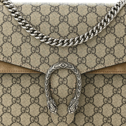 Gucci GG Supreme Monogram Medium Dionysus Shoulder Bag Taupe 8 of 10