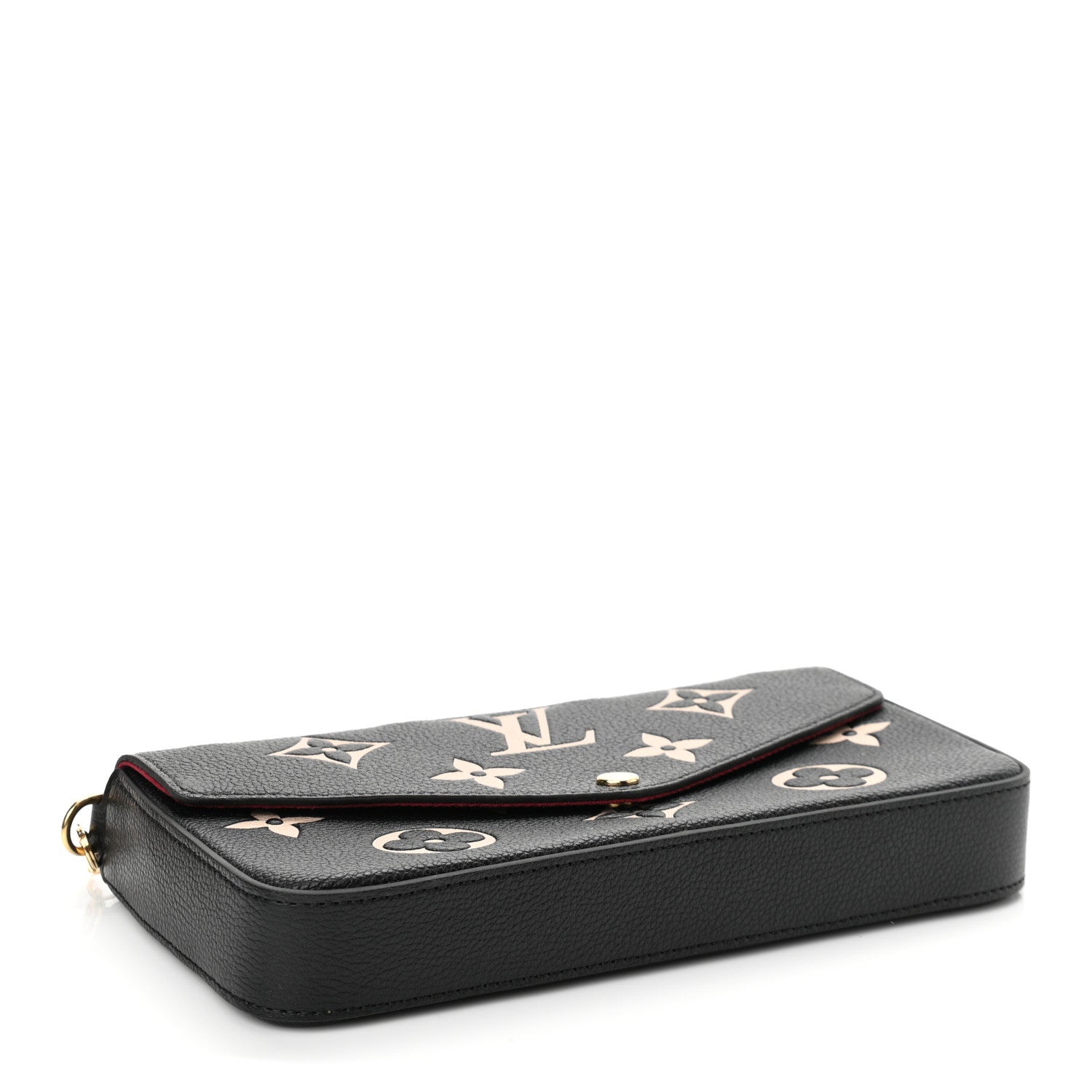 Louis Vuitton Empreinte Monogram Giant Felicie Pochette Black Beige 5 of 15