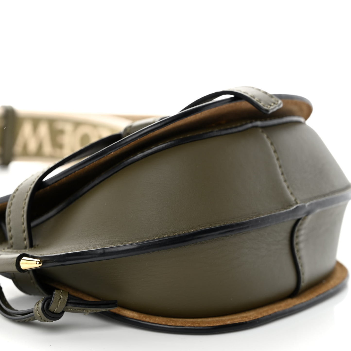 Calfskin Jacquard Mini Gate Dual Bag Autumn Green