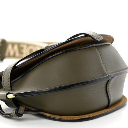 Loewe Calfskin Jacquard Mini Gate Dual Bag Autumn Green 9 of 9