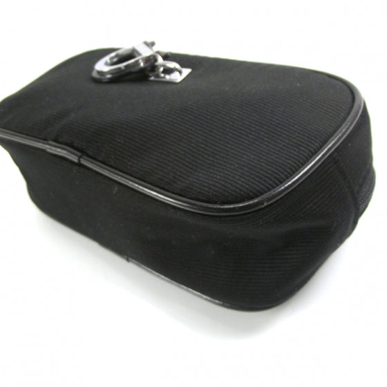 Christian Dior Fabric Cosmetic Case Black 5 of 8
