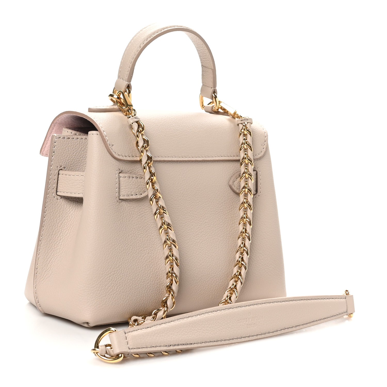 Louis Vuitton Soft Calfskin Mini Lockme Ever Greige 3 of 9