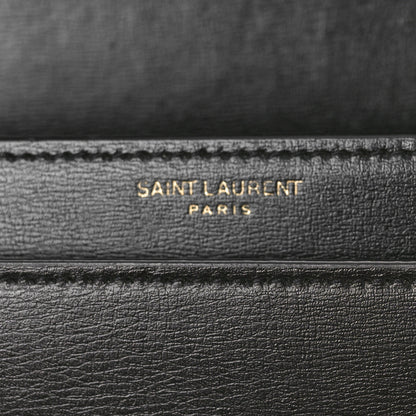Saint Laurent Calfskin Medium Monogram Sunset Black 6 of 11