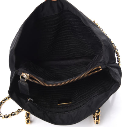 Prada Tessuto Nylon Quilted Impunturado Bag Black 6 of 13