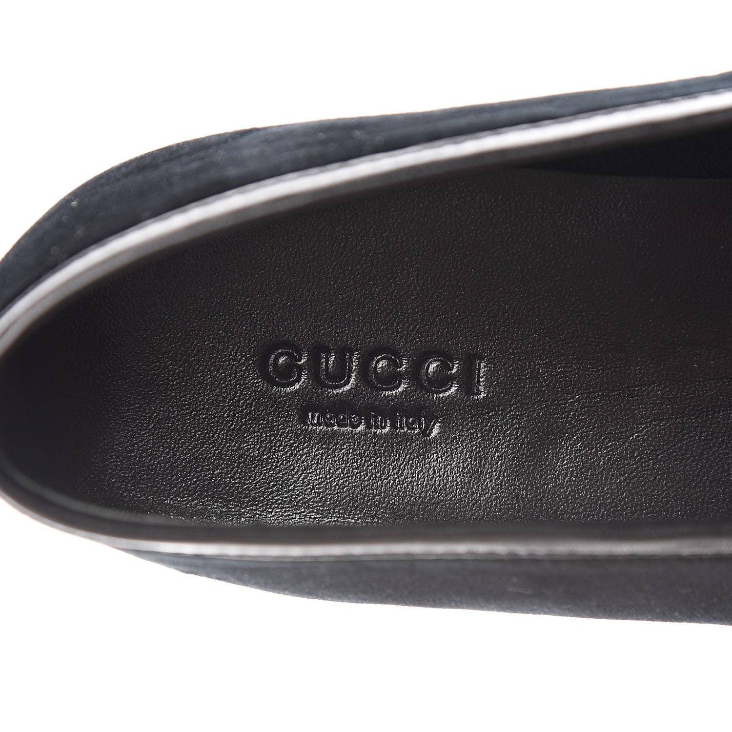 Gucci Velvet Horsebit Womens Jordaan Loafers 39 Black 10 of 13