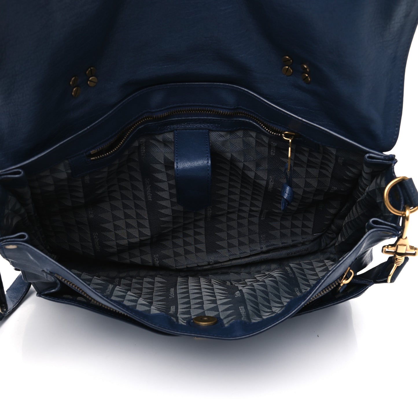 Lambskin Large PS1 Satchel Midnight