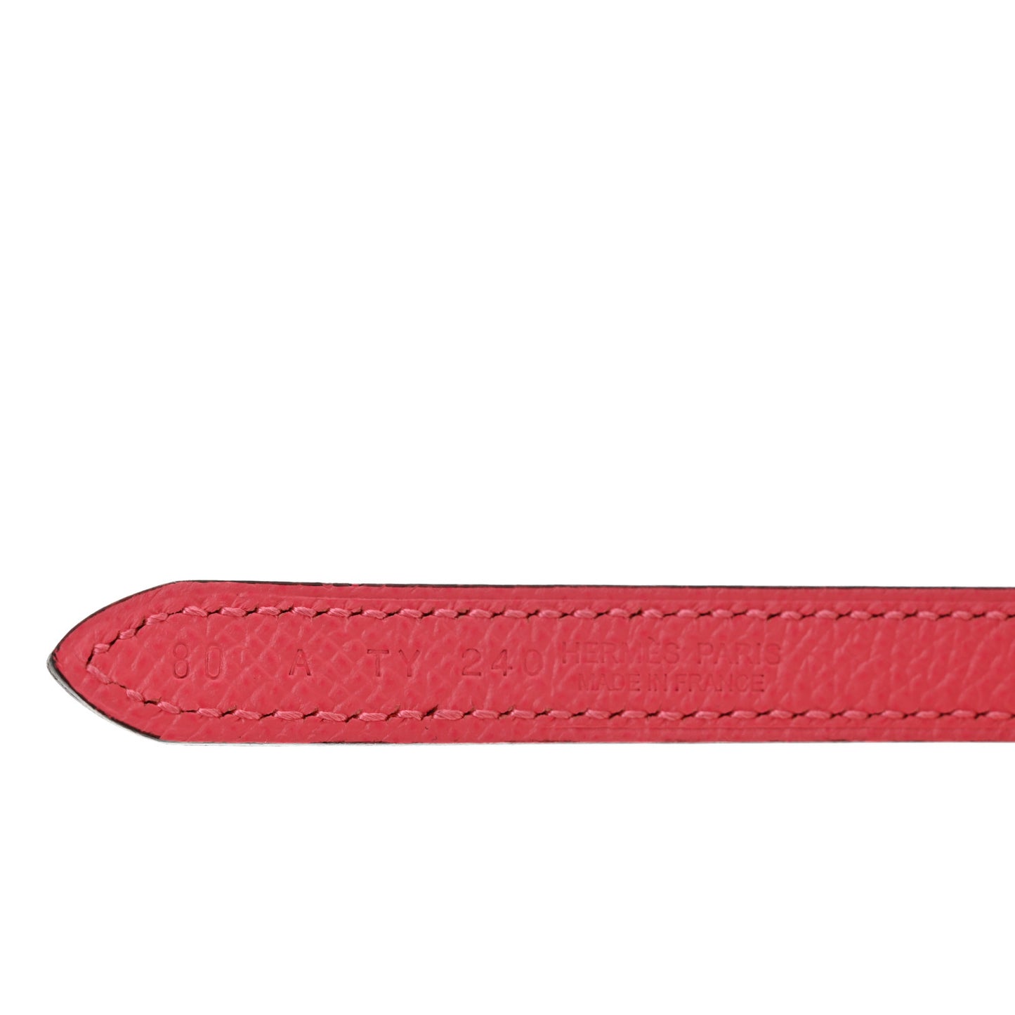 Swift Epsom 13mm Romance Belt 80 32 Orange Poppy Rose Azalee