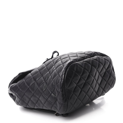 Chanel Lambskin Quilted Small Urban Spirit Backpack Navy 3 of 10