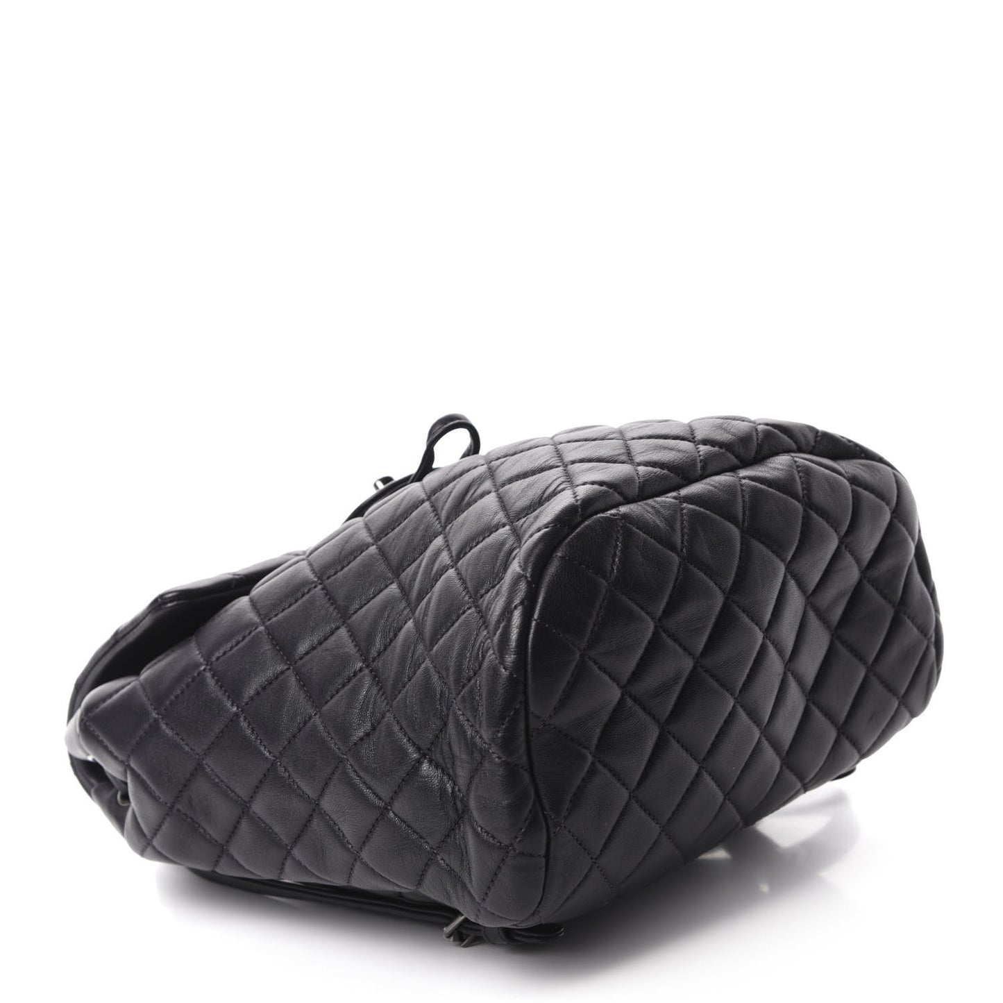 Lambskin Quilted Small Urban Spirit Backpack Navy