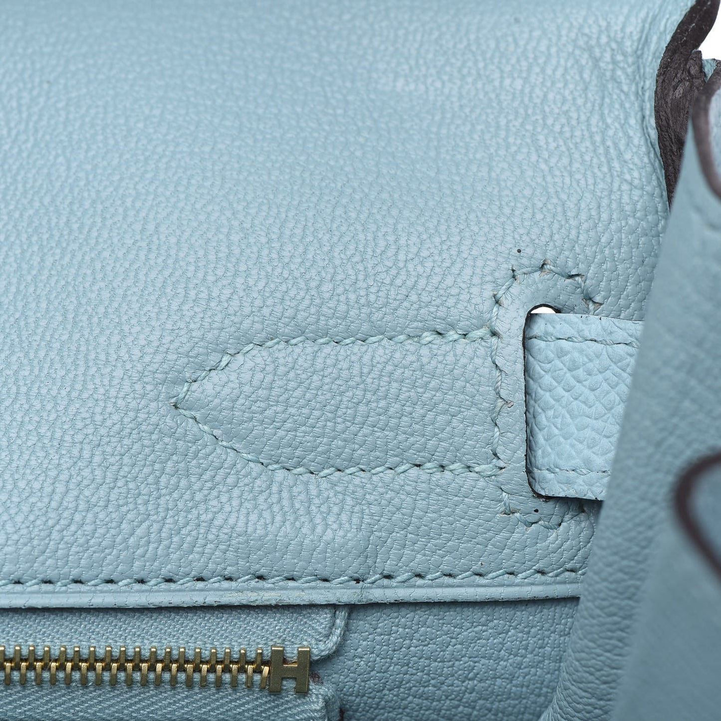 Epsom Birkin 30 Bleu Atoll