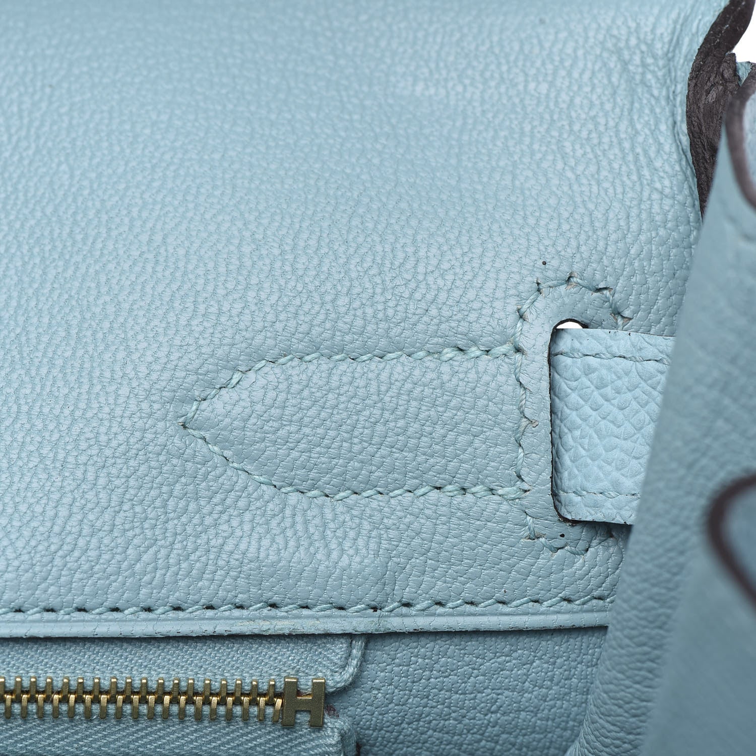 Hermes Epsom Birkin 30 Bleu Atoll 14 of 28
