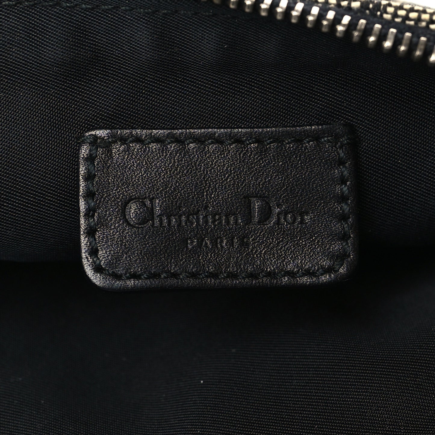 Monogram Mini Saddle Pochette Black