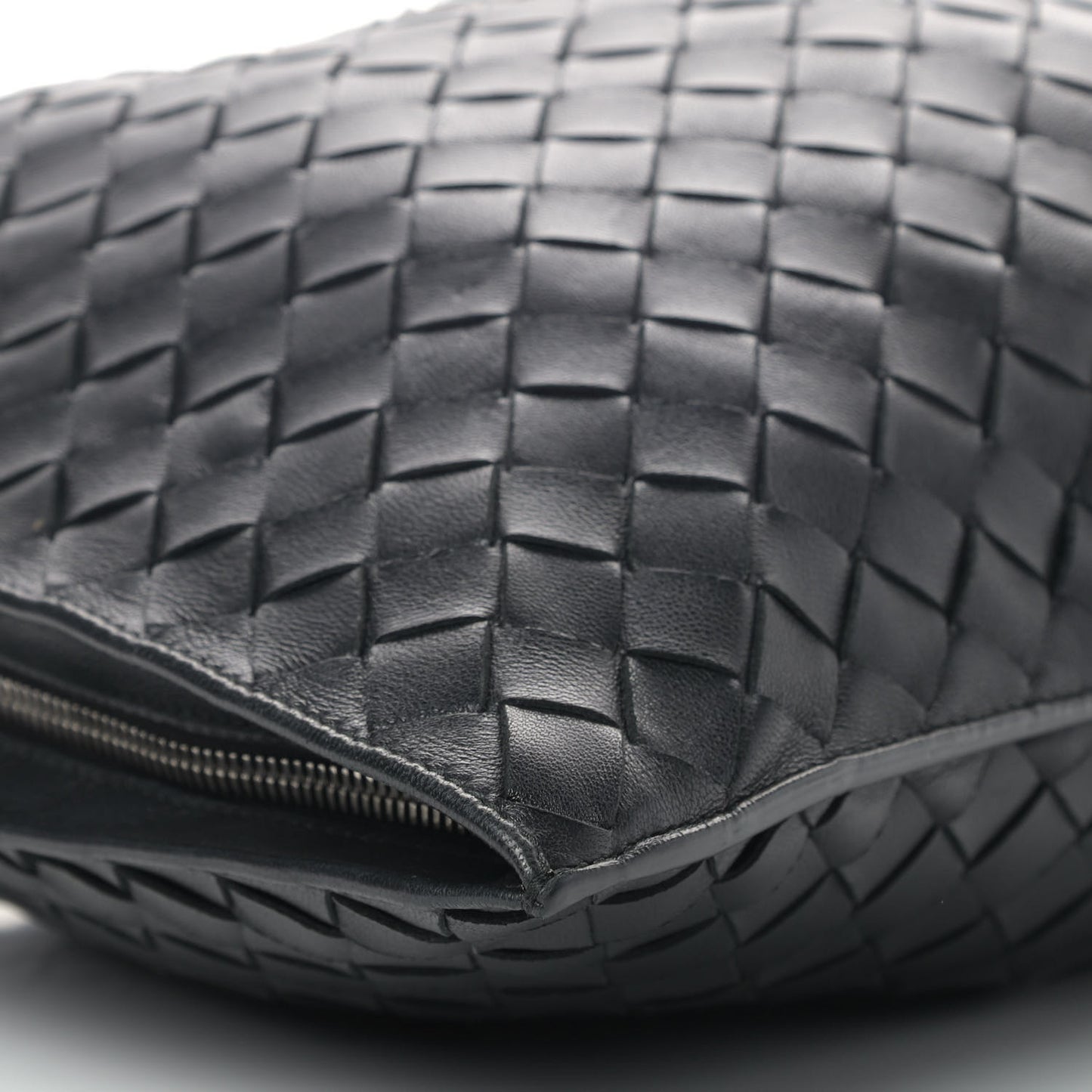 Nappa Intrecciato BV Twist Black