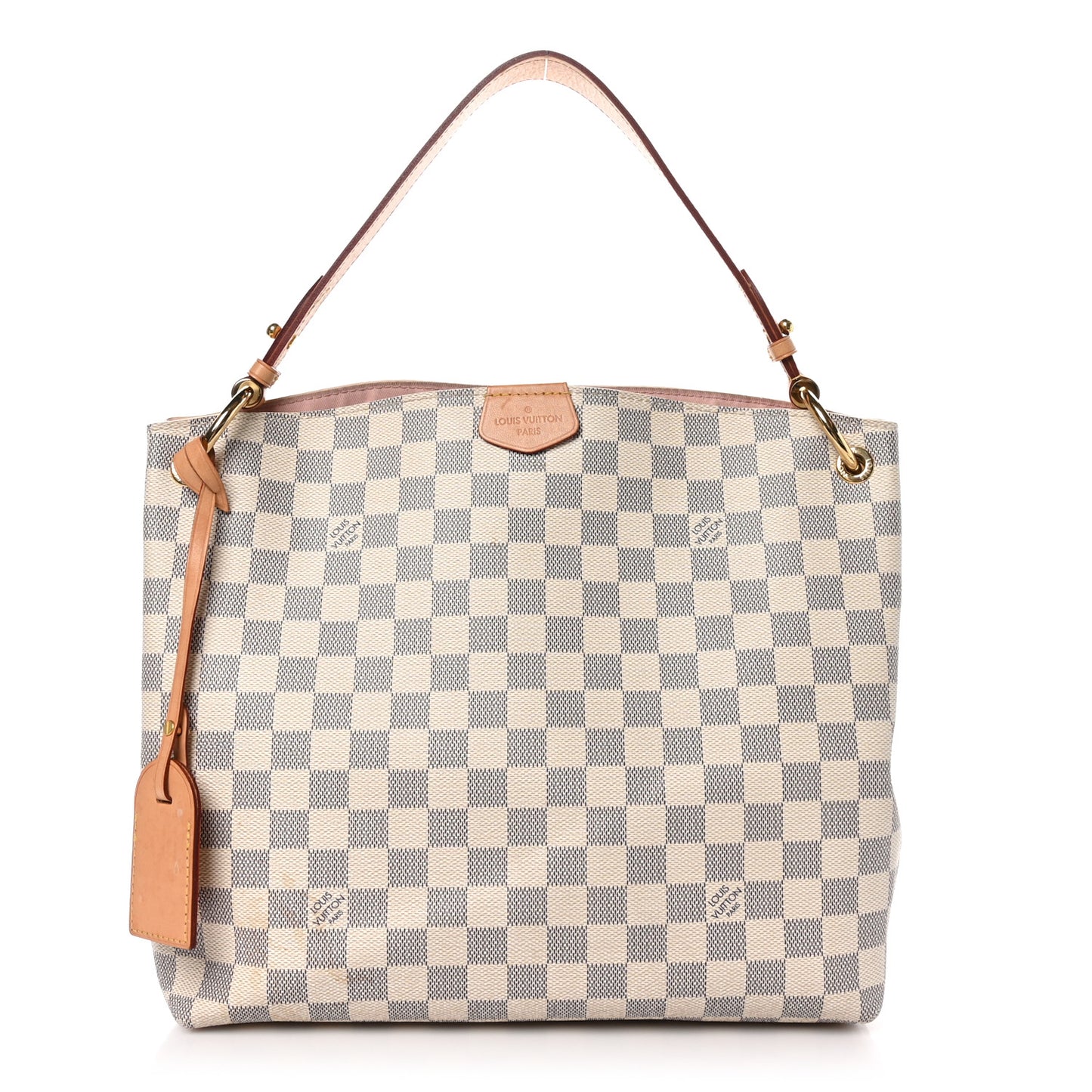 Damier Azur Graceful PM Rose Ballerine