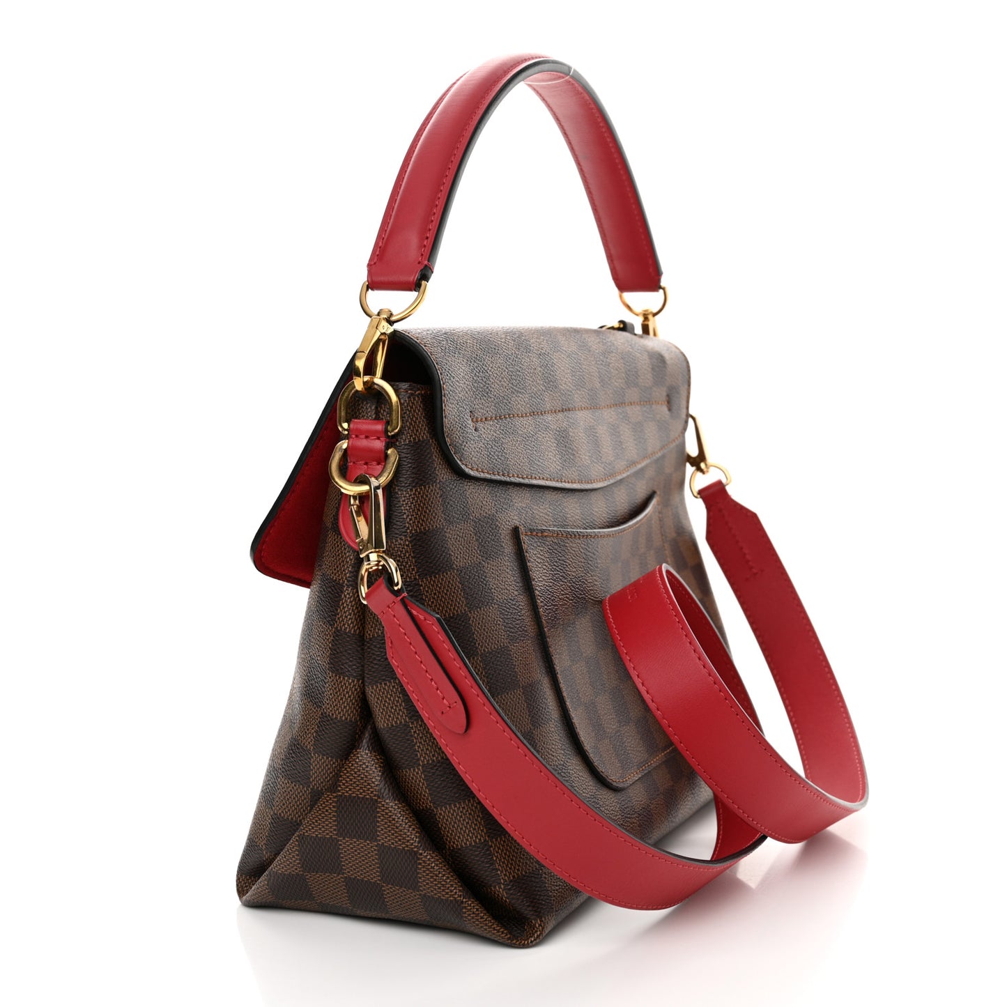 Damier Ebene Beaubourg MM Scarlet