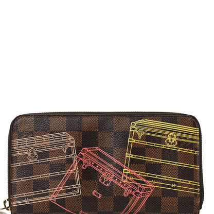 Louis Vuitton Damier Ebene 2014 Christmas Animation Zippy Wallet 7 of 10