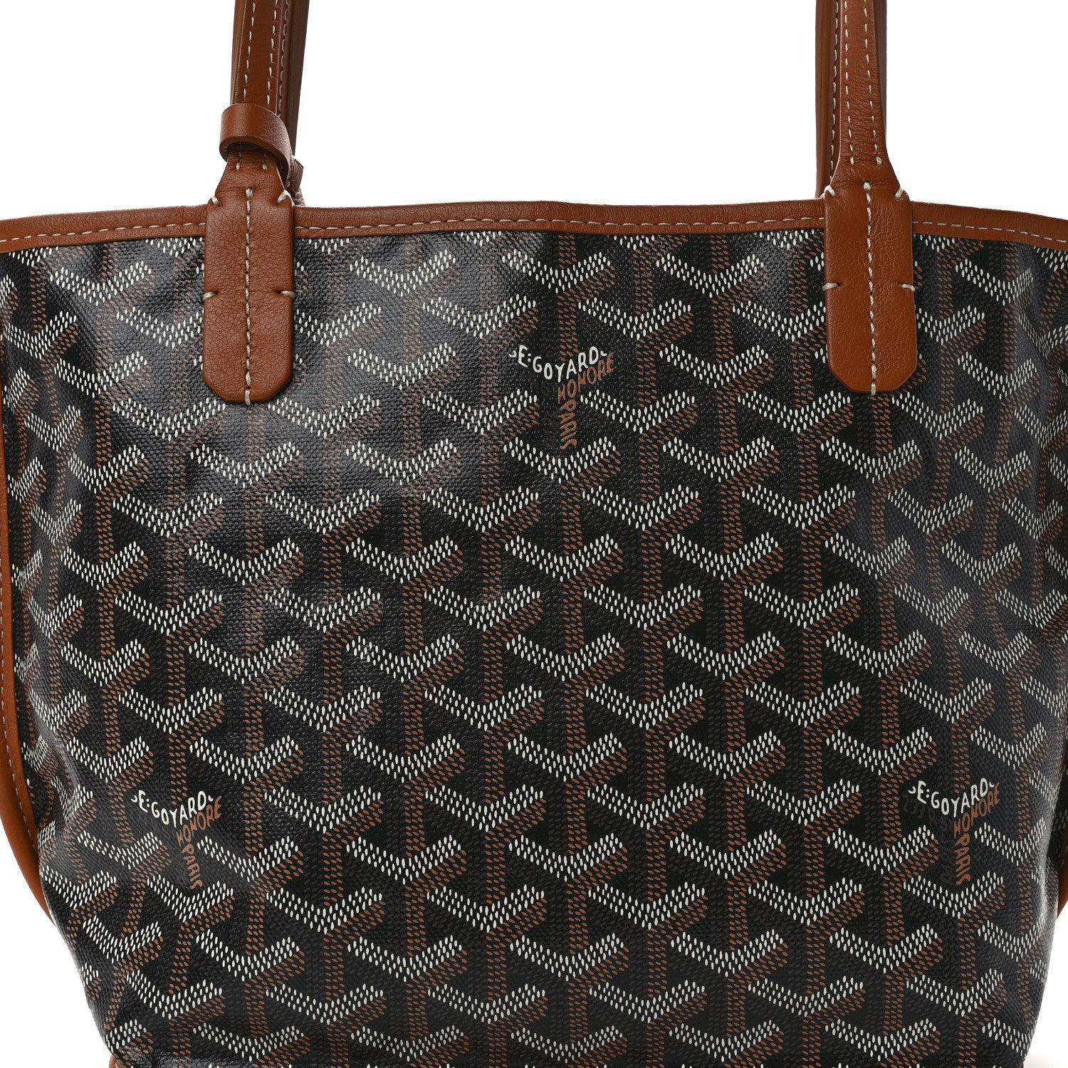 Goyard Goyardine Reversible Mini Anjou Black Gold 8 of 10