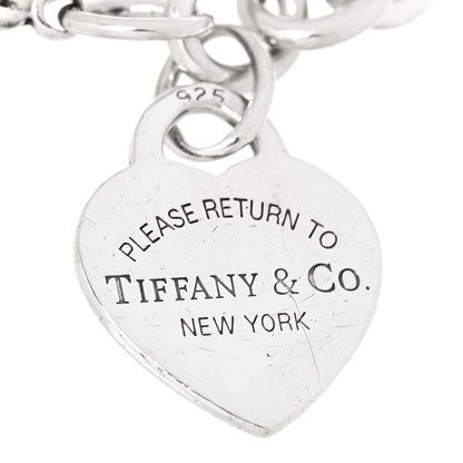 Tiffany Sterling Silver Return to Tiffany Heart Tag Snowflake Charm Bracelet 3 of 7