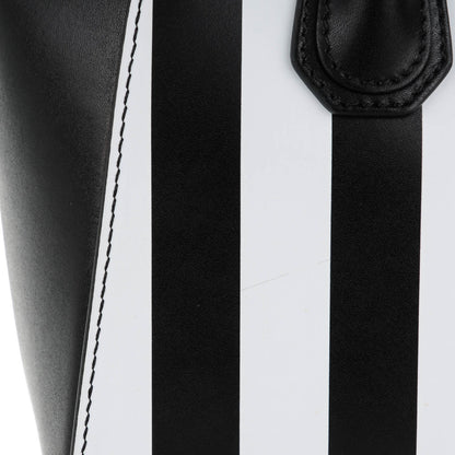 Givenchy Calfskin Striped Mini Antigona Black White 8 of 8