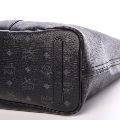 MCM Visetos Medium Liz Reversible Shopper Tote Black 12 of 20