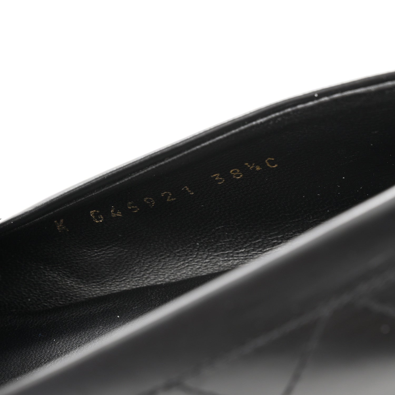 Chanel Calfskin Stitched CC Loafers 38.5 Black 9 of 10