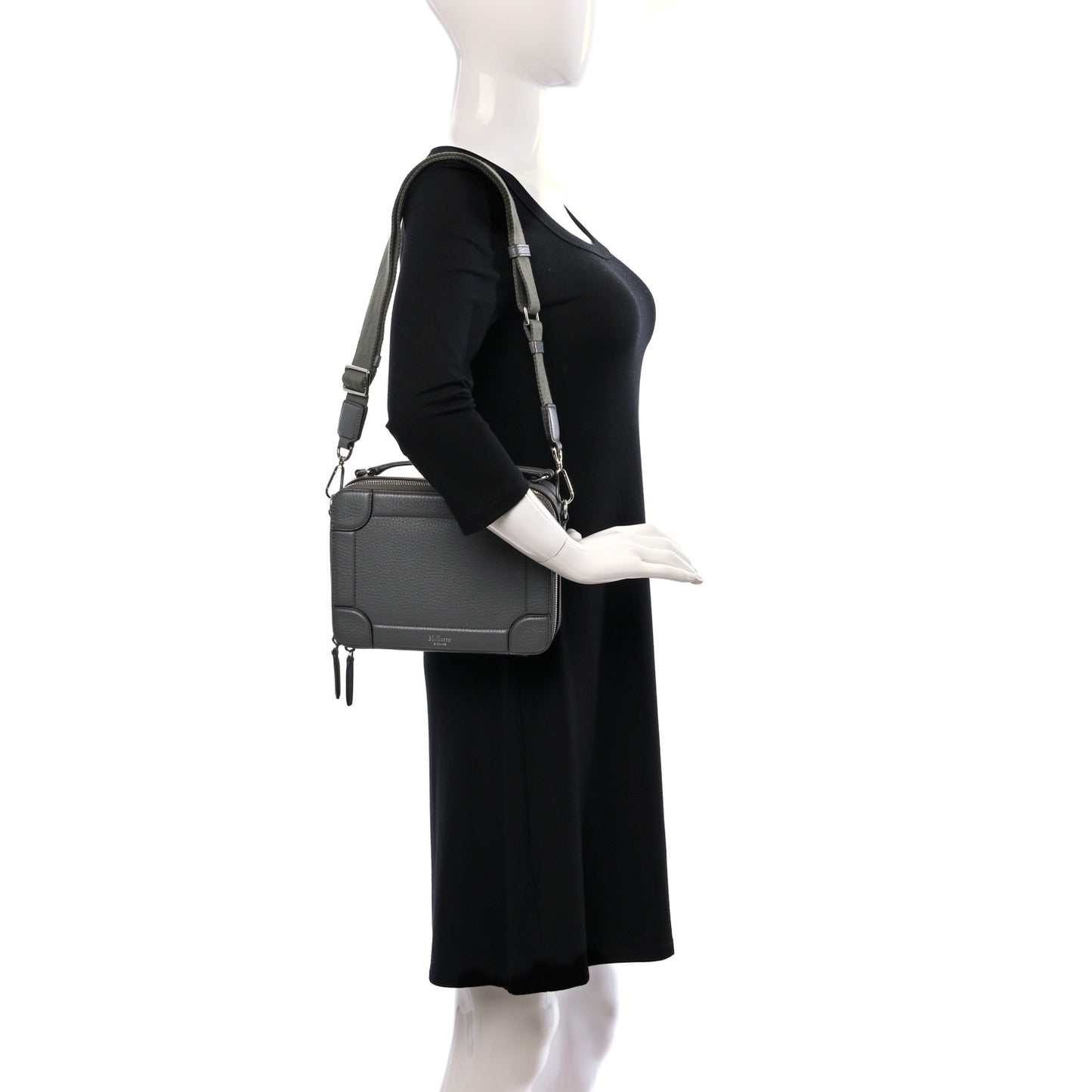 Calfskin Belgrave Crossbody Charcoal
