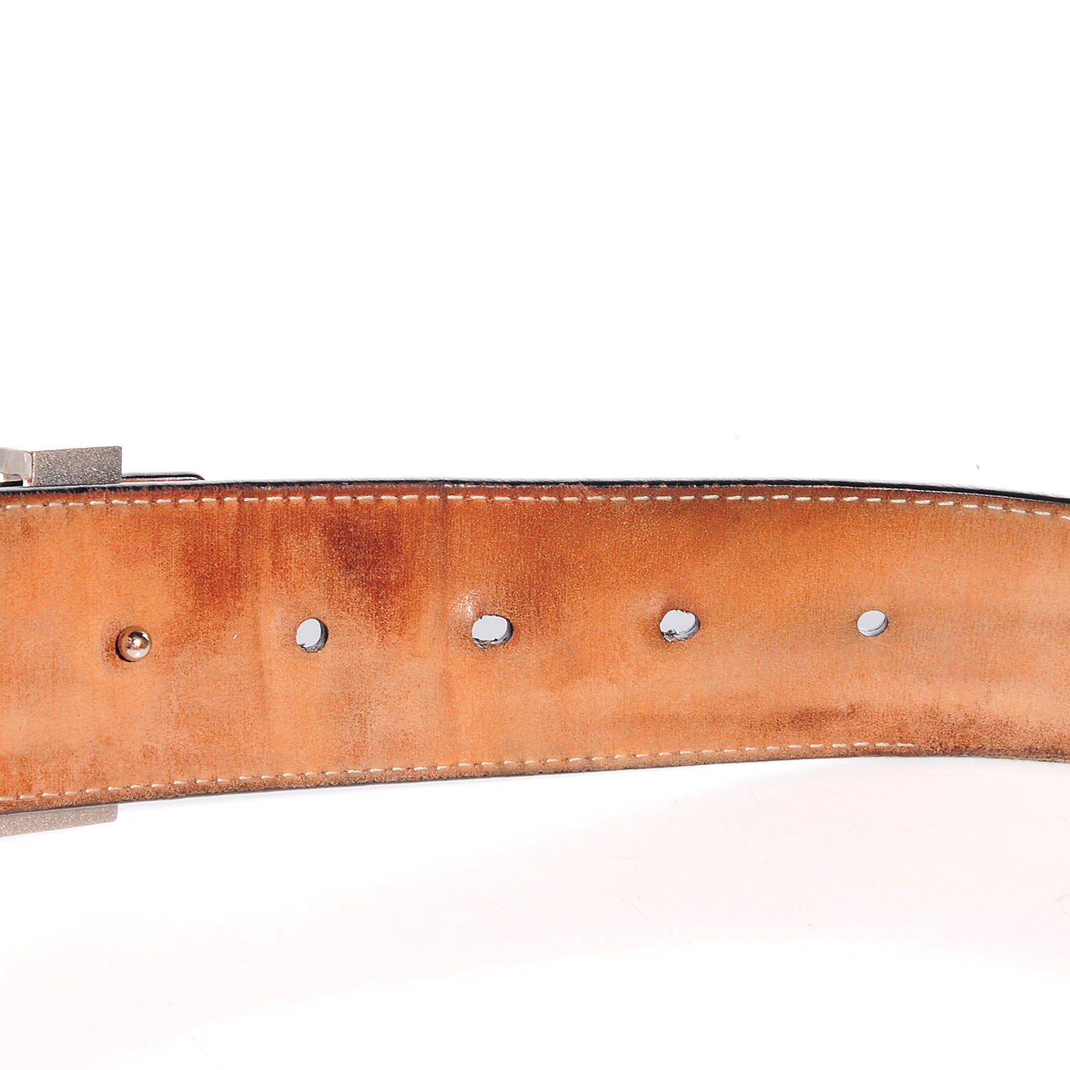 Louis Vuitton Epi Electric Initials Belt 80 32 Black 3 of 5