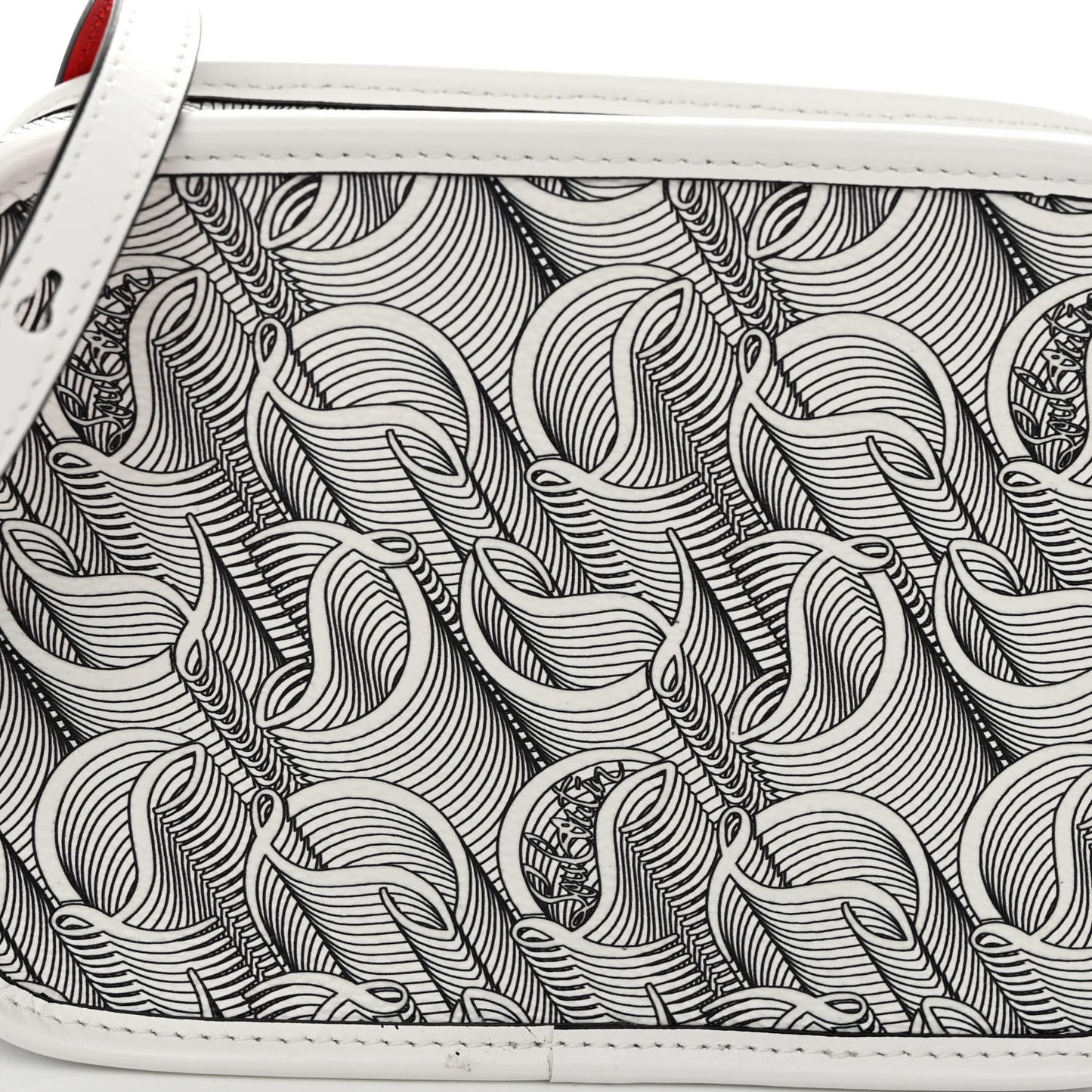 Calfskin Small Loubinth Radioloubi White Black