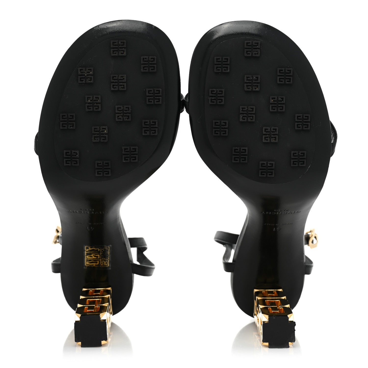 Givenchy Smooth Nappa G Cube 85mm Sandals 41 Black 6 of 11