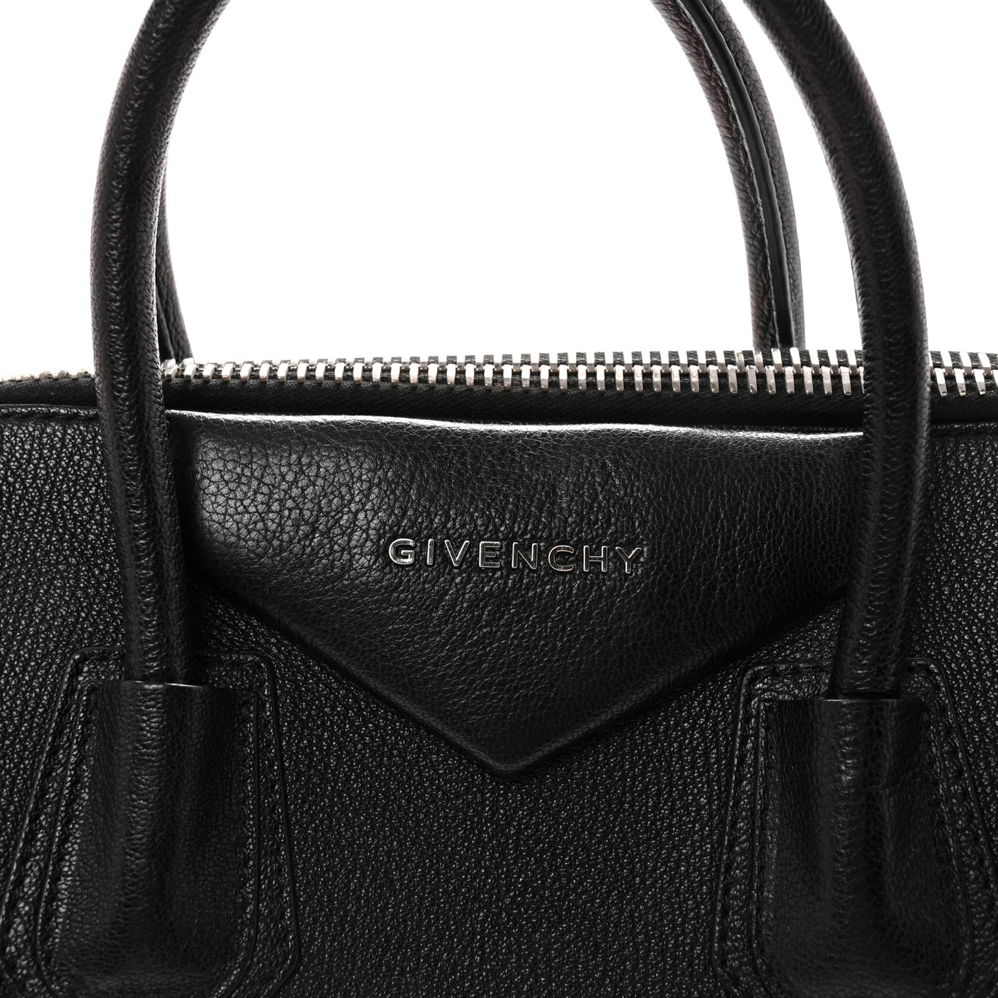 Sugar Goatskin Medium Antigona Black