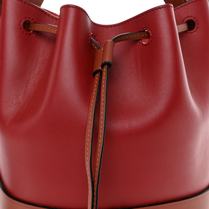 Loewe Calfskin Medium Balloon Bucket Bag Burgundy Tan 8 of 10