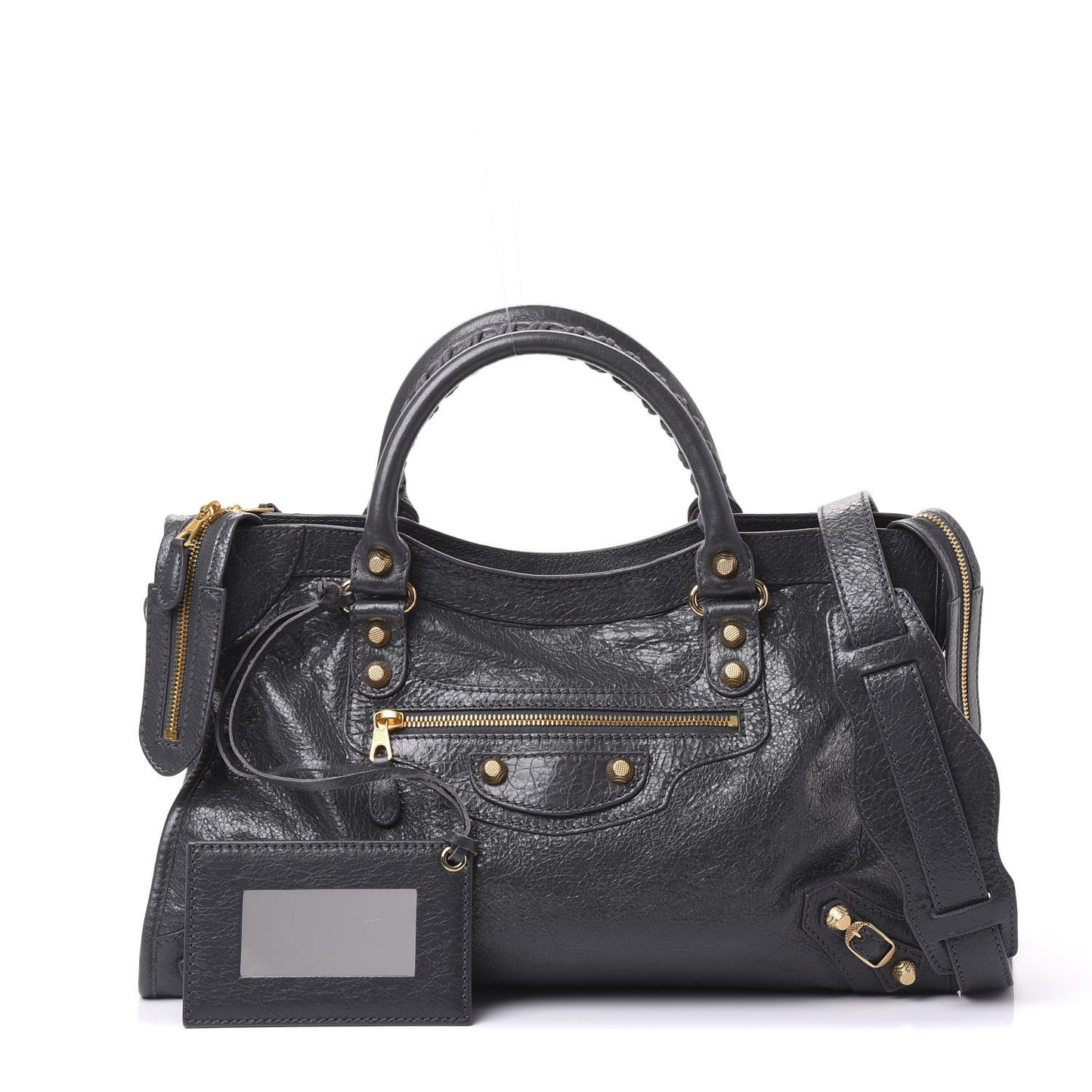 Agneau Giant 12 Gold Hardware City Gris Fossile