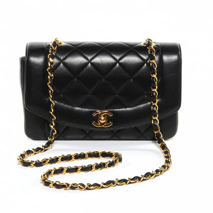 Chanel Lambskin Quilted Small Flap Black 1 of 8