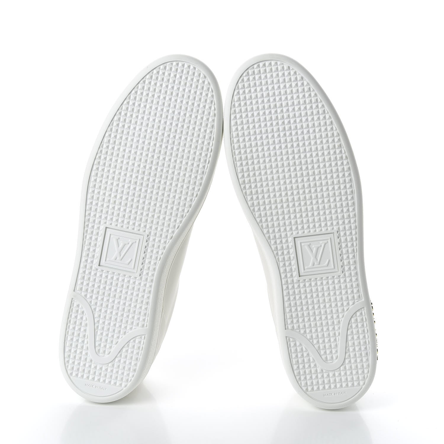 Louis Vuitton Calfskin Frontrow Sneakers 41 White 5 of 8