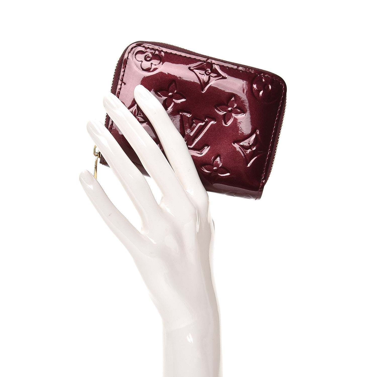 Louis Vuitton Vernis Zippy Coin Purse Wallet Amarante 2 of 6