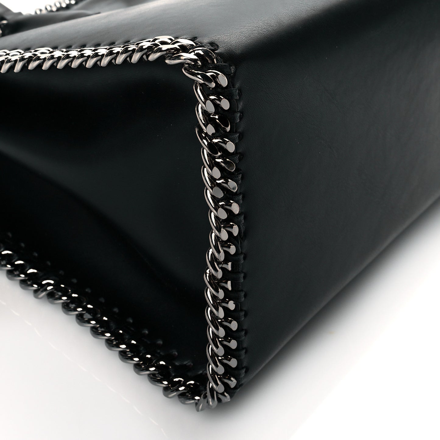 Eco Alter Nappa Falabella Box Top Handle Bag Black