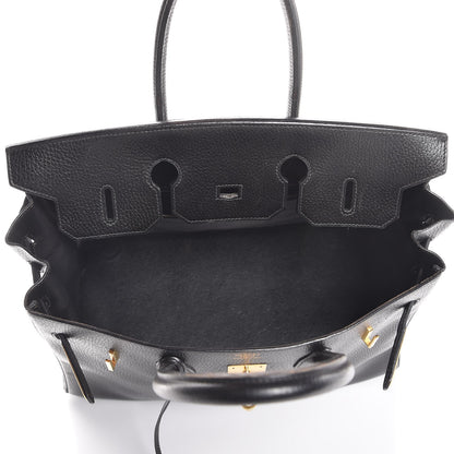 Hermes Ardennes Birkin 35 Black 7 of 36