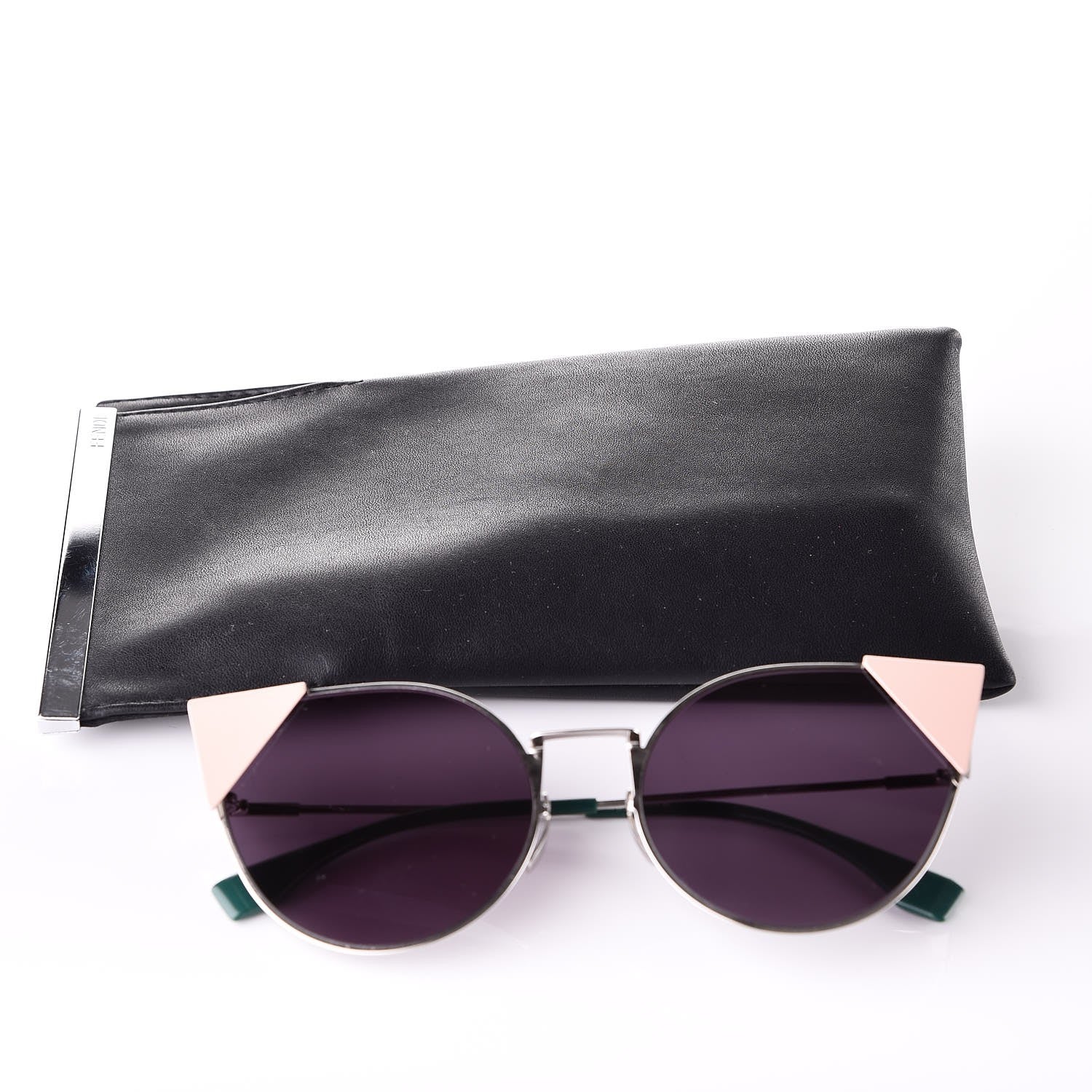 Fendi Iridia Sunglasses FF 0190 Palladium Pink 8 of 8
