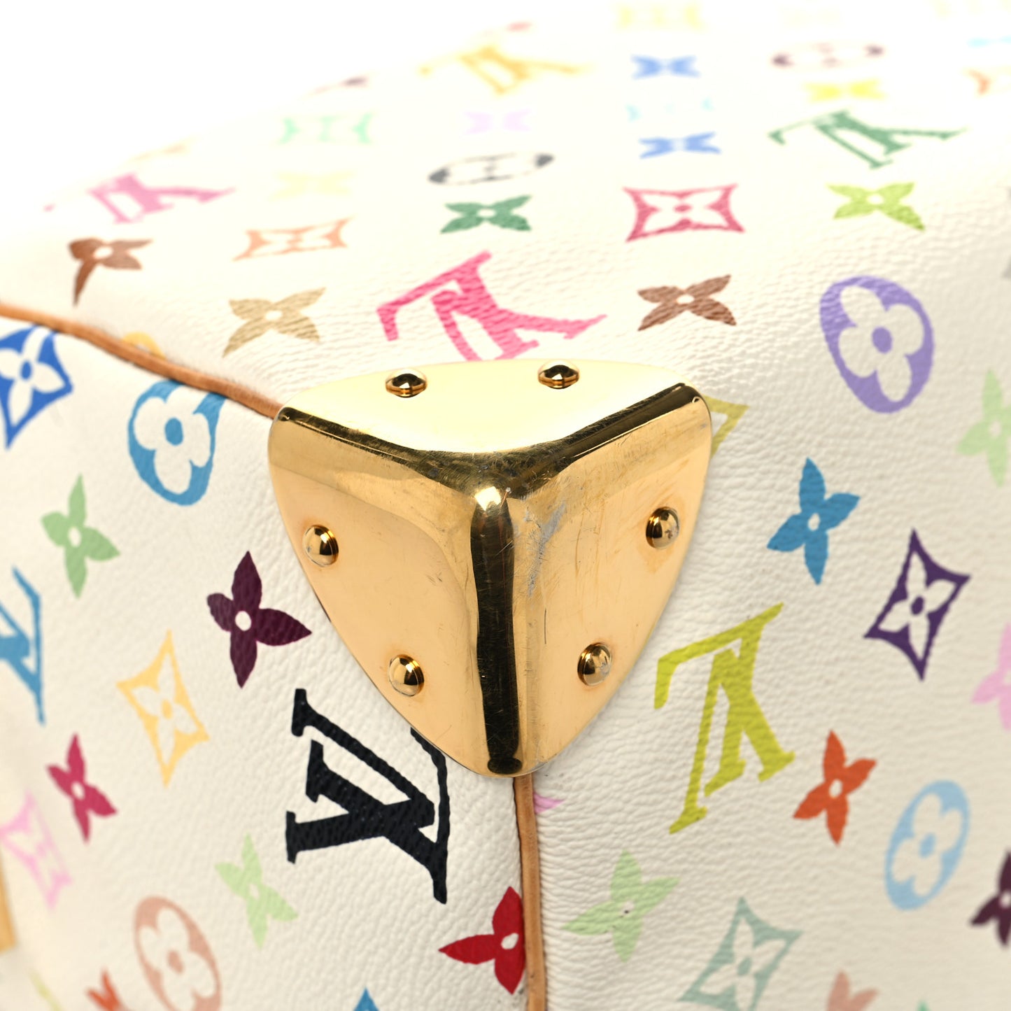 Monogram Multicolor Speedy 30 White