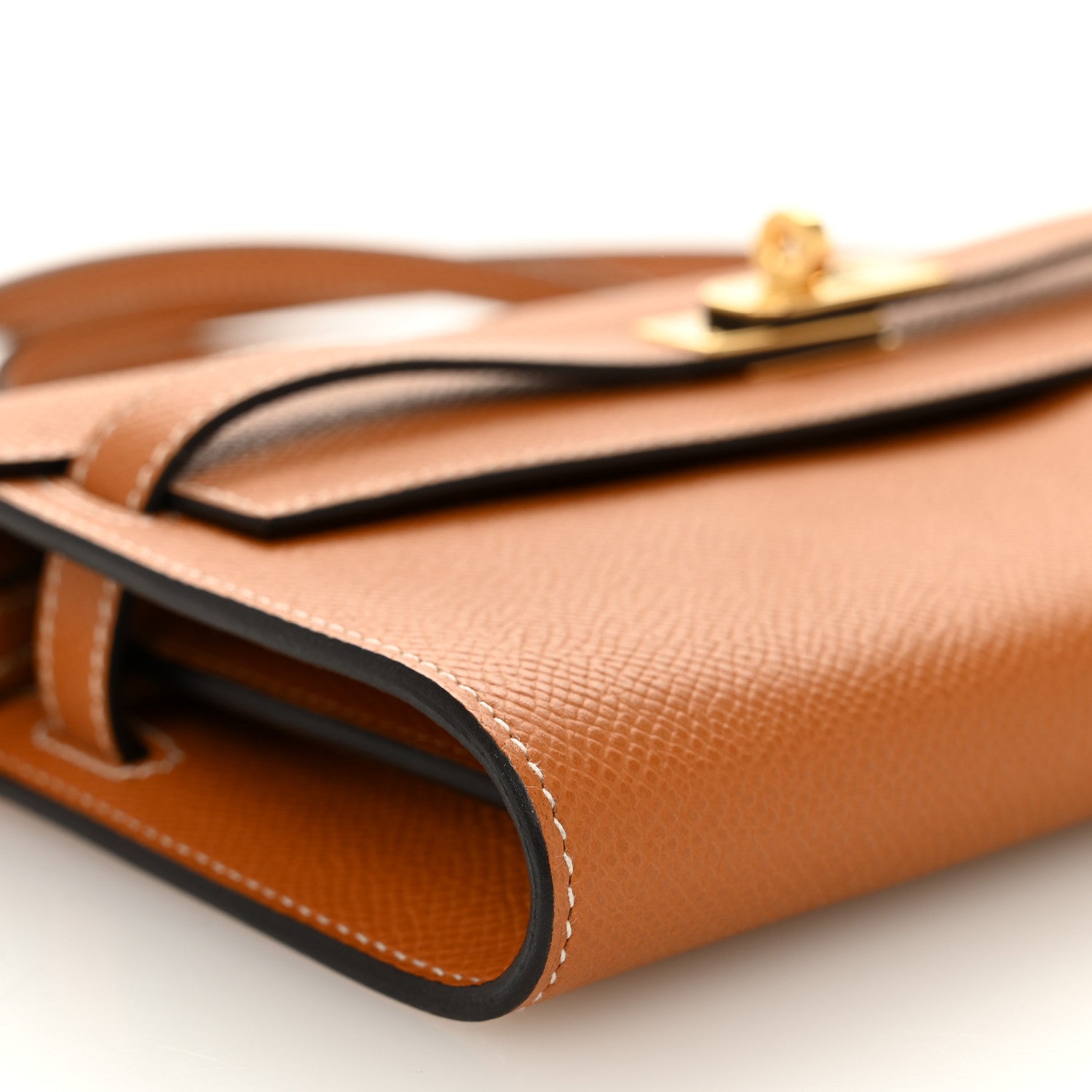 Hermes Epsom Kelly Wallet To Go Toffee 6 of 7