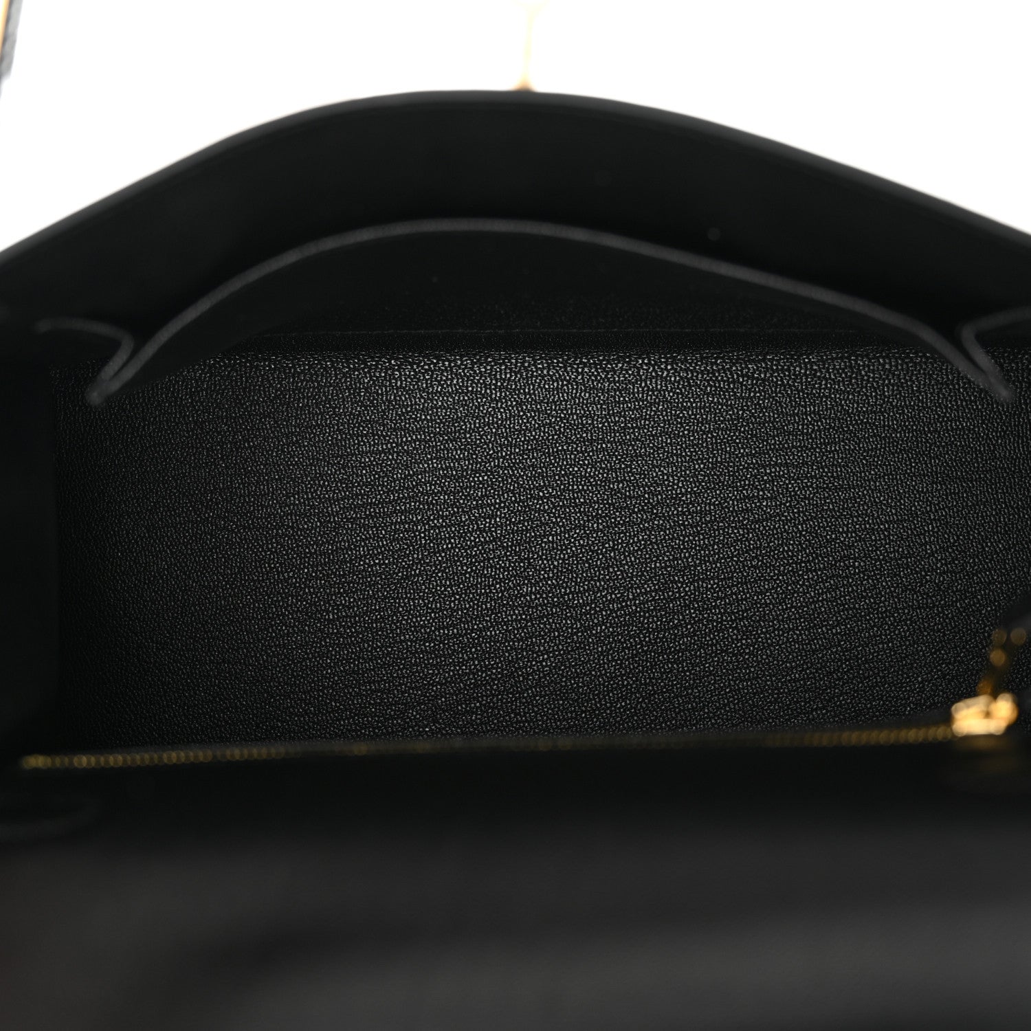 Hermes Madame Calfskin Shiny Niloticus Crocodile Kelly Sellier Touch 25 Black 4 of 11