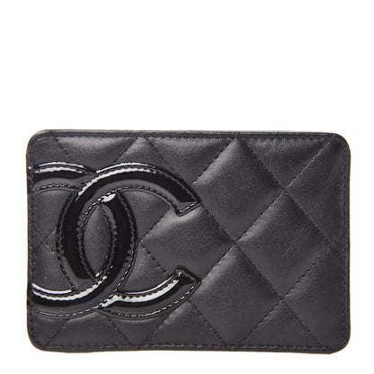 Chanel Calfskin Quilted Cambon Card Holder Black 1 of 7
