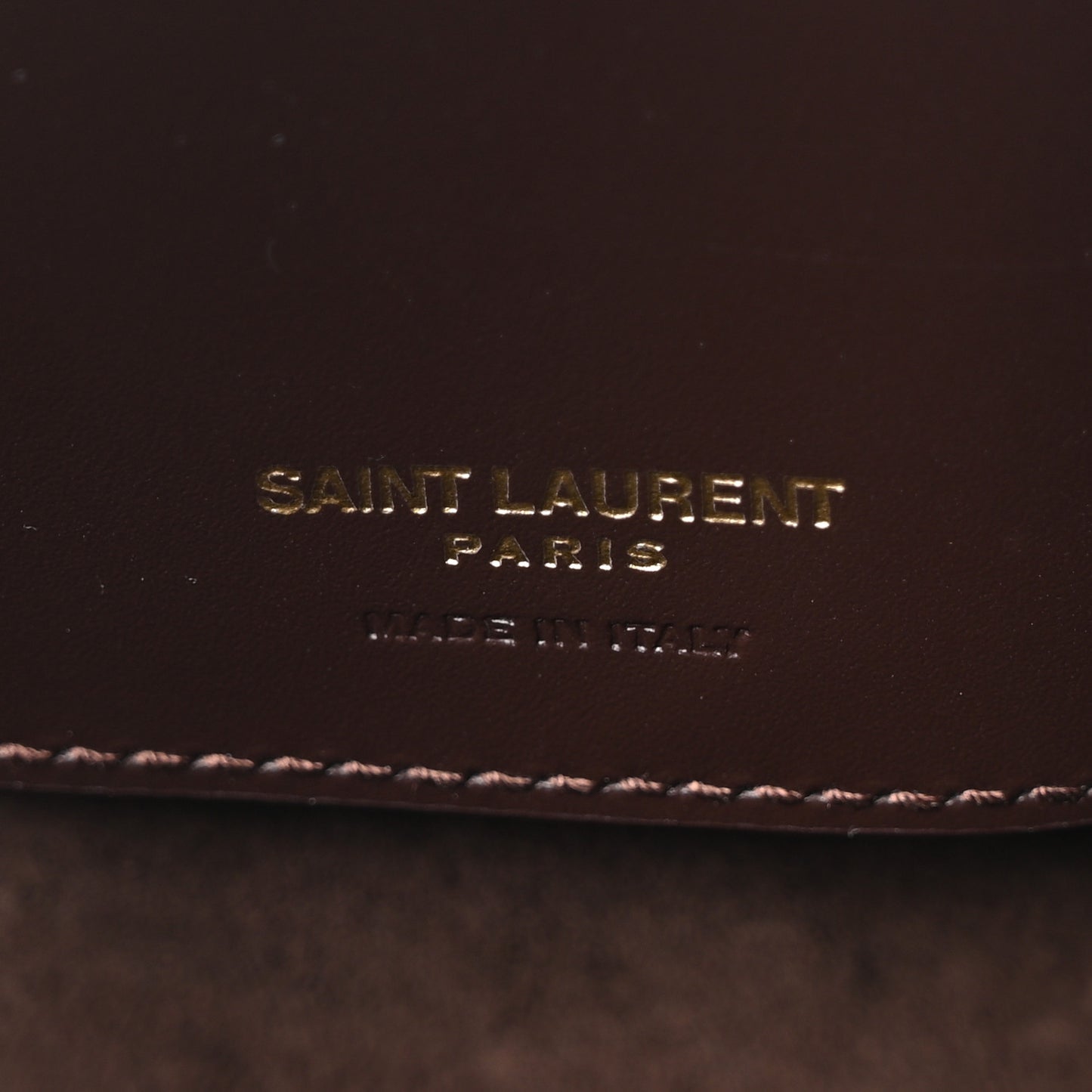 Shiny Calfskin Le 37 Bucket Bag Arabica
