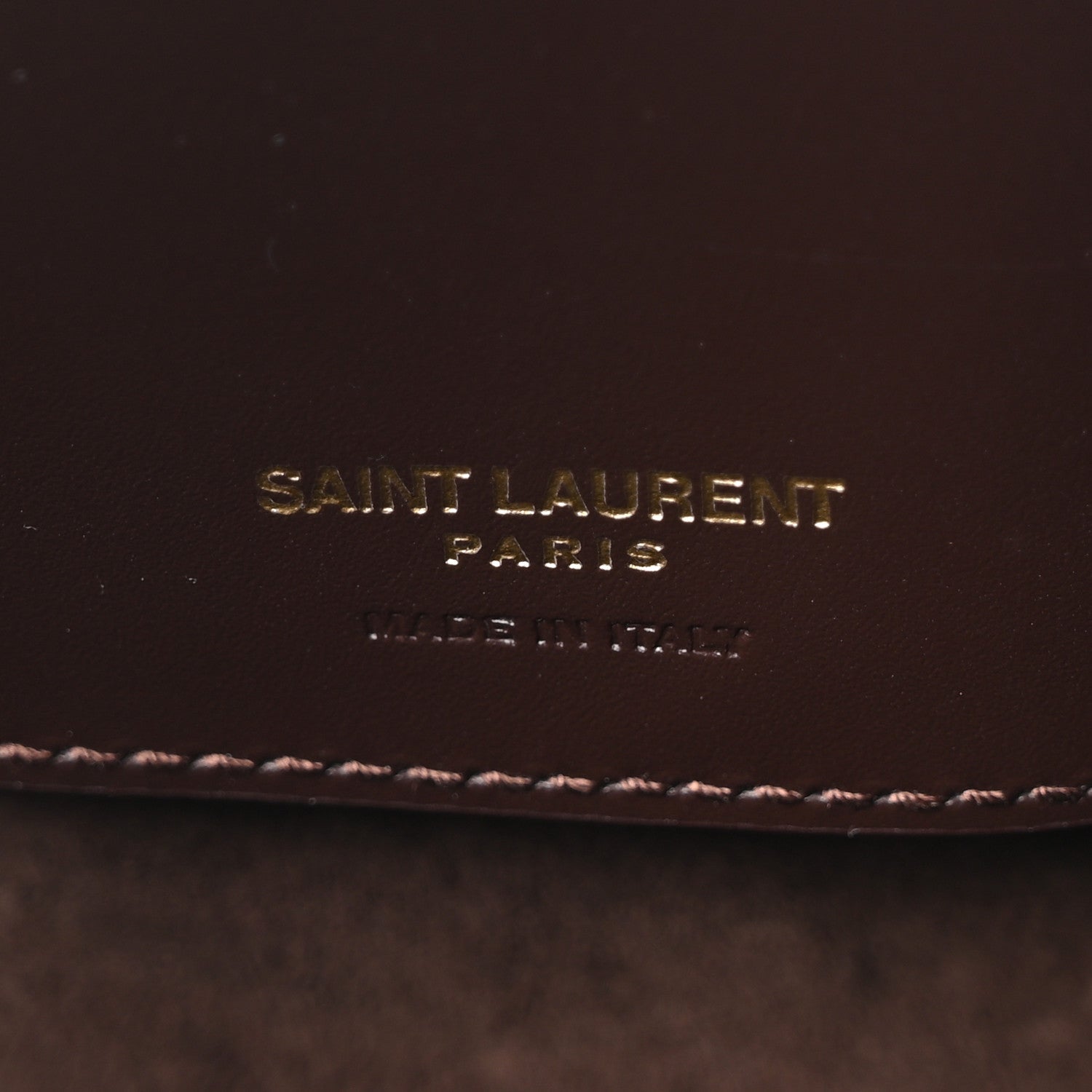 Saint Laurent Shiny Calfskin Le 37 Bucket Bag Arabica 7 of 10