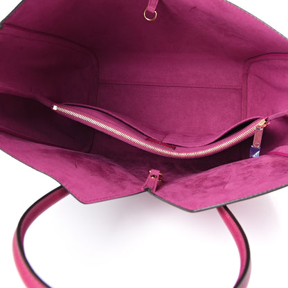 Louis Vuitton Calfskin Monogram Kimono Tote Grape 4 of 10