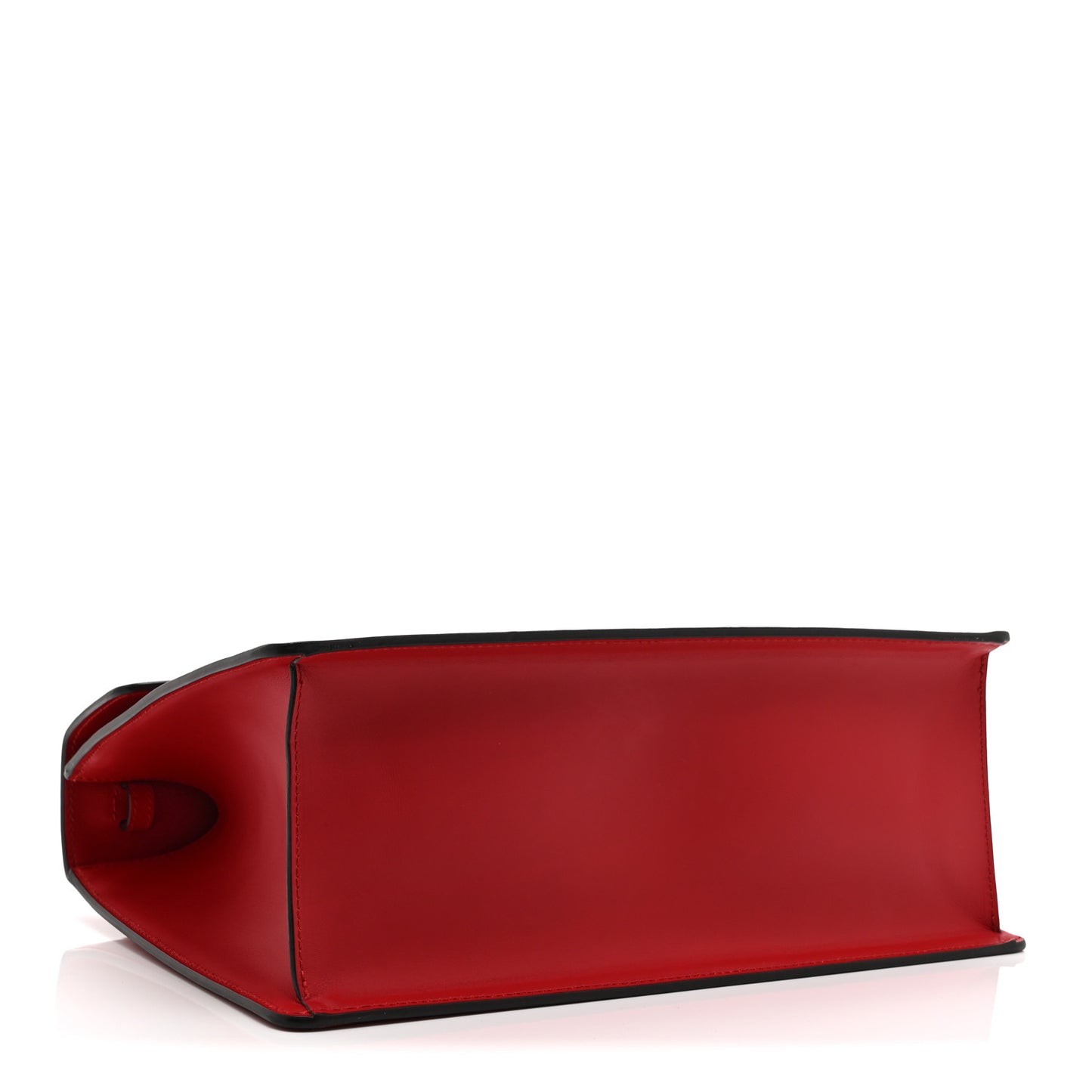 Calfskin Medium Sylvie Top Handle Bag Hibiscus Red