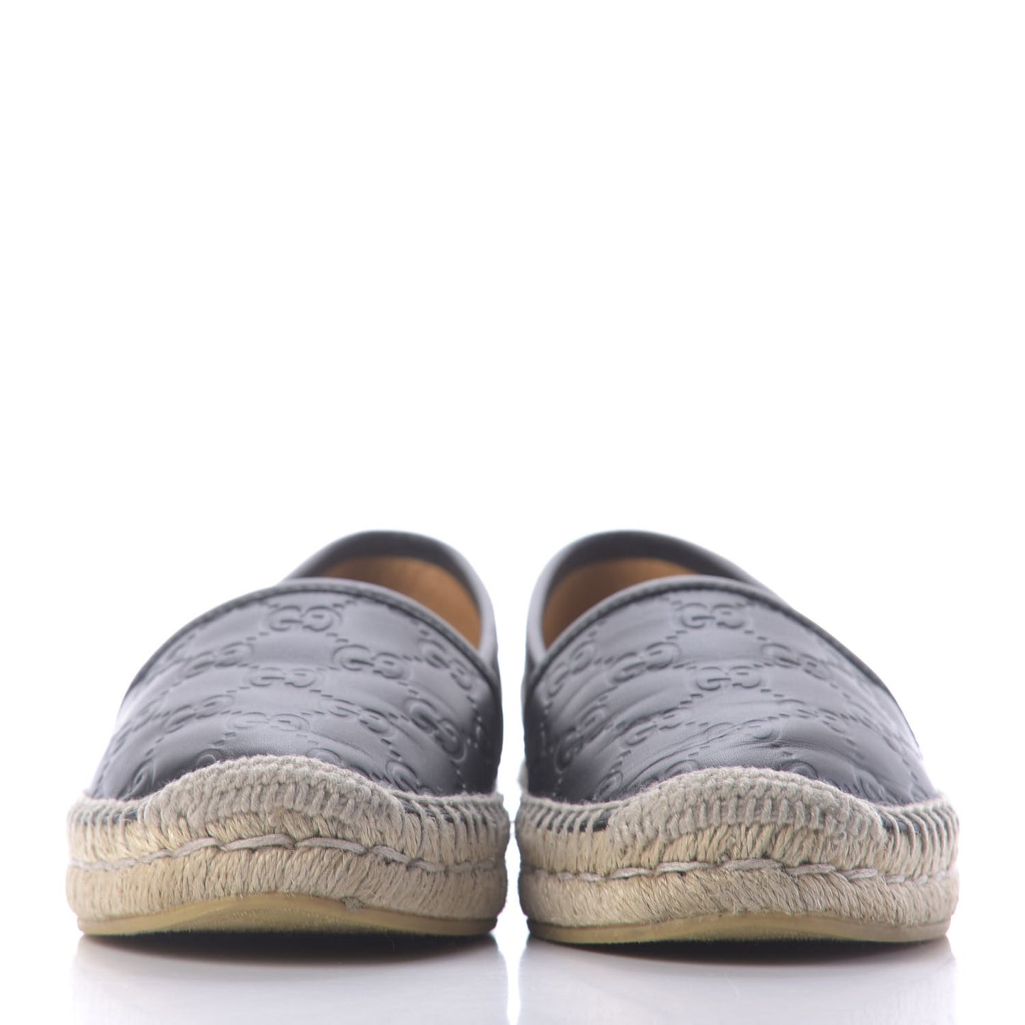 Guccissima Signature Espadrilles 37 Black