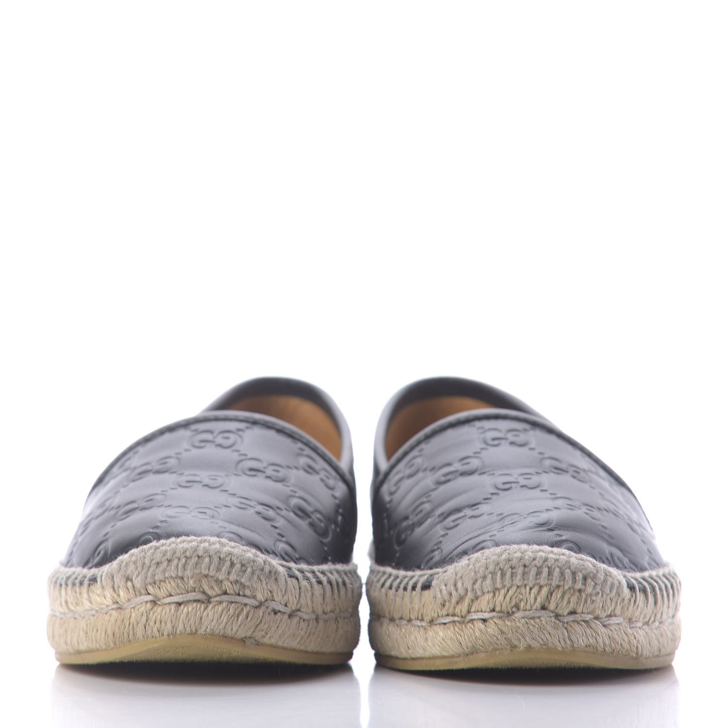 Gucci Guccissima Signature Espadrilles 37 Black 2 of 13