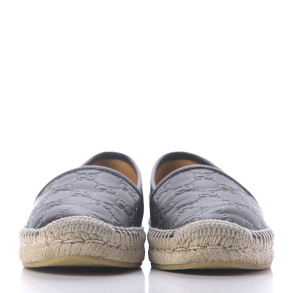 Gucci Guccissima Signature Espadrilles 37 Black 2 of 13
